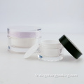 Pot acrylique en plastique vide de 50g pot de crème pour les yeux rond pot de crème pour le visage cosmétique